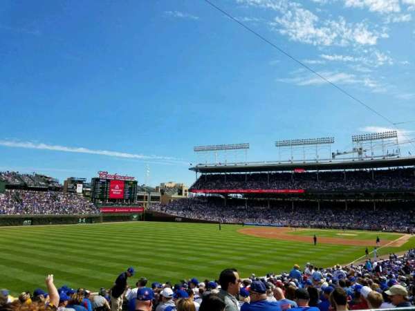 Wrigley Field, section: 203, row: 3, seat: 3
