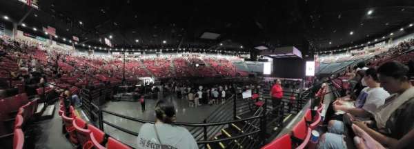 Viejas Arena, section: D, row: 7, seat: 5