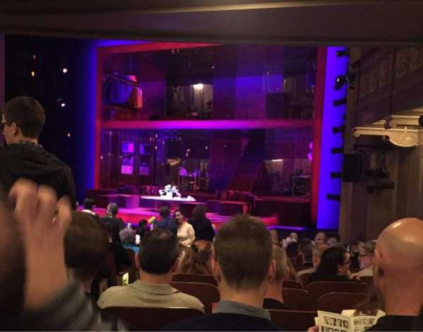 Booth Theatre, section: Orchestra R, row: N, seat: 6