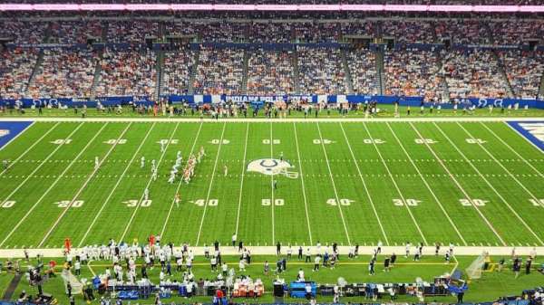 Lucas Oil Stadium, section: 640, row: 1