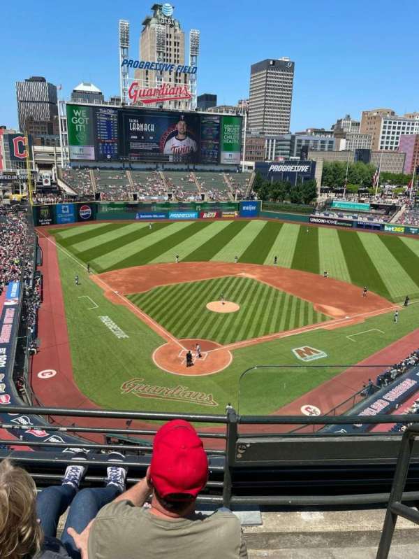 Progressive Field, section: 453, row: C, seat: 2