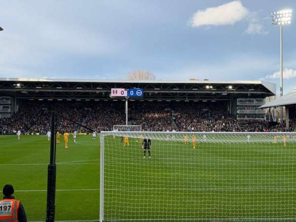 Craven Cottage, section: P4, row: K, seat: 80