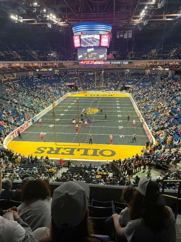 BOK Center, section: 307, row: F, seat: 2