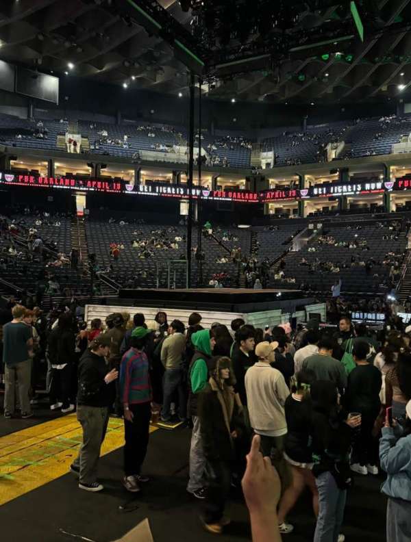 Oakland Arena, section: 1, row: A5, seat: 11