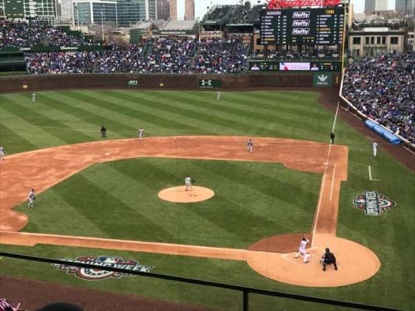 Wrigley Field, section: 313L, row: 2, seat: 16