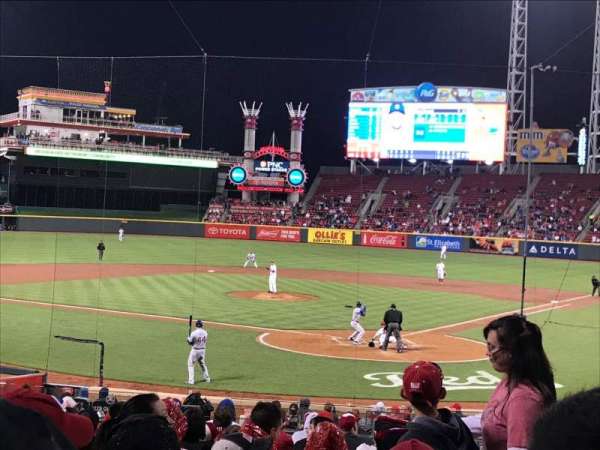 Great American Ball Park, section: 121, row: BB, seat: 103