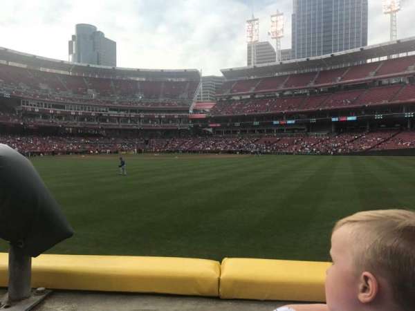 Great American Ball Park, section: 145, row: A, seat: 20