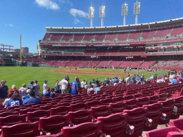 Great American Ball Park, section: 110, row: R, seat: 9