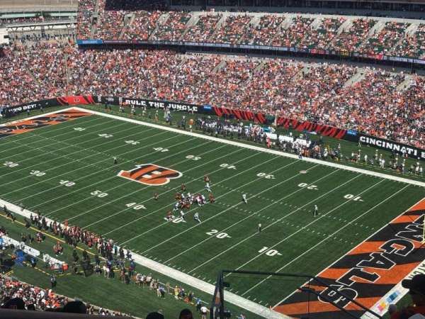 Paycor Stadium, section: 303, row: 22, seat: 1