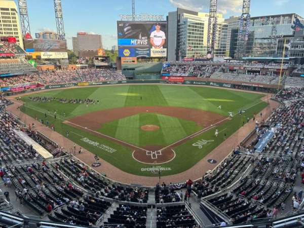Truist Park, section: 326, row: 1, seat: 19