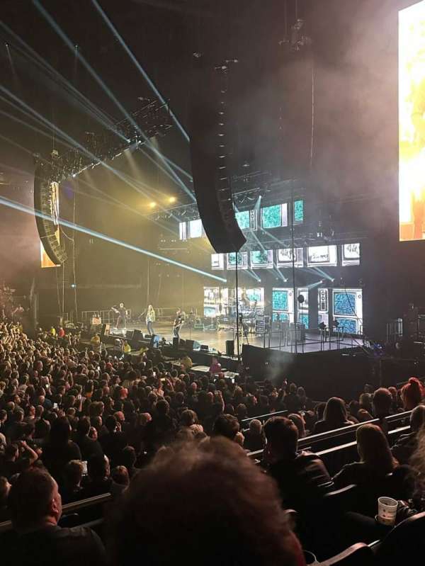 The O2, London, section: 112, row: L, seat: 368