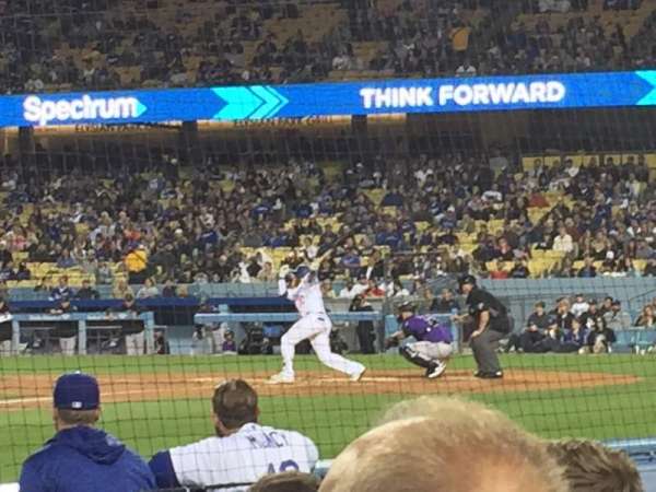 Dodger Stadium, section: 13DG, row: DD, seat: 12