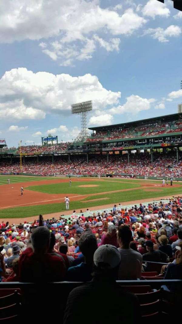 Fenway Park, section: Grandstand 29, row: 3, seat: 7