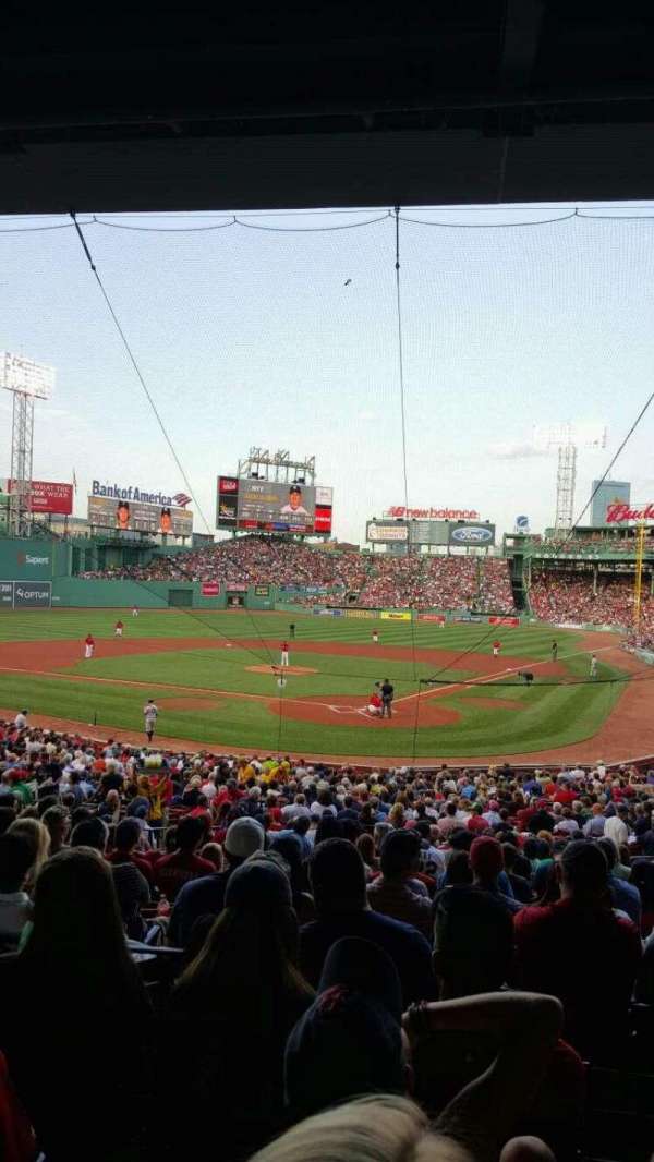 Fenway Park, section: Grandstand 22, row: 5, seat: 12
