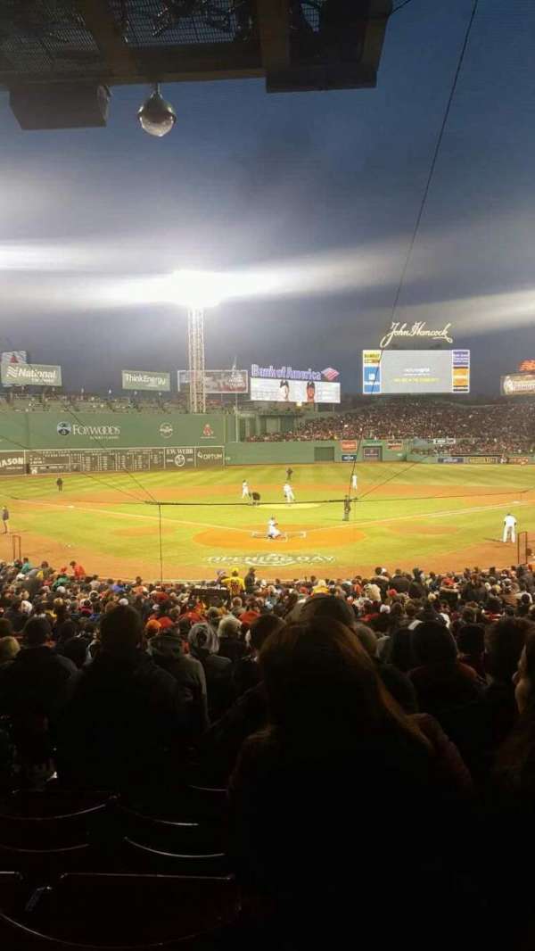 Fenway Park, section: Grandstand 20, row: 1, seat: 15