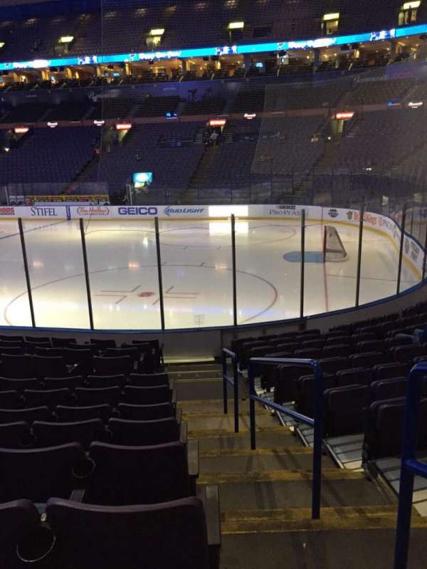 Enterprise Center, section: 114, row: M, seat: 1