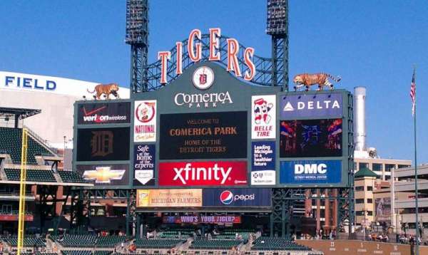 Comerica Park, section: 113, row: 1, seat: 6