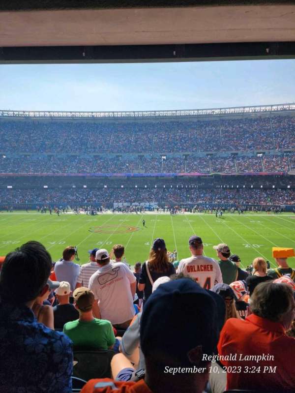 Soldier Field, section: 208, row: 14, seat: 9