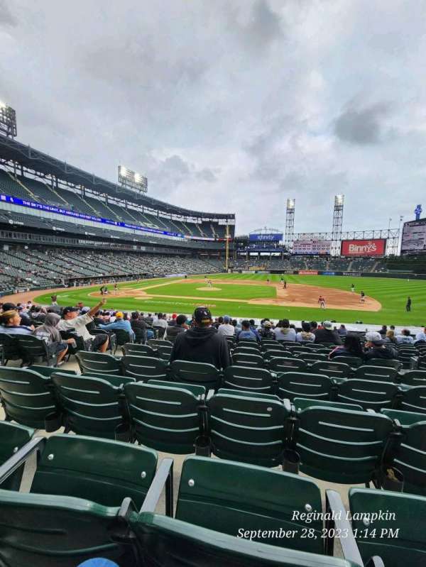 Rate Field, section: 124, row: 23, seat: 5