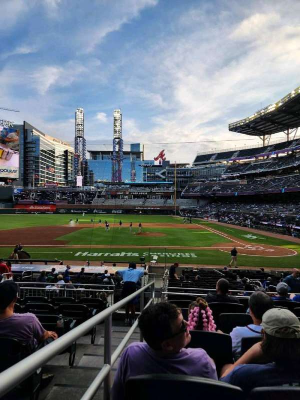 Truist Park, section: 130, row: 7, seat: 10
