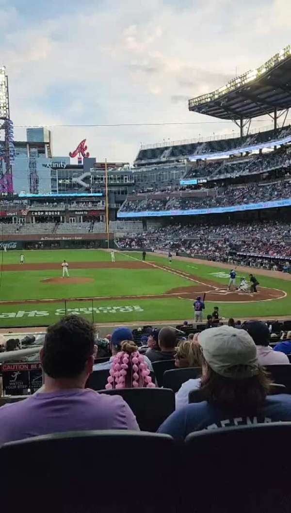Truist Park, section: 130, row: 7, seat: 10