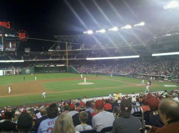Nationals Park, section: 115, row: JJ, seat: 5