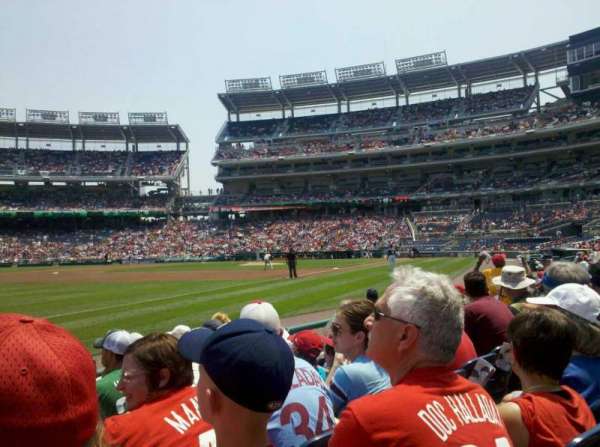 Nationals Park, section: 111, row: F, seat: 11