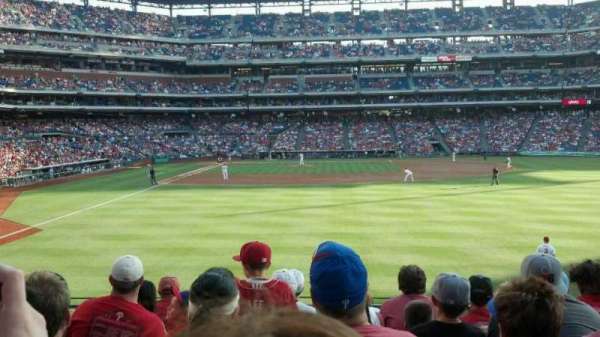 Citizens Bank Park, section: 105, row: 8, seat: 9