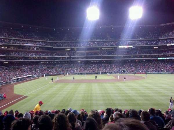 Citizens Bank Park, section: 105, row: 15, seat: 14
