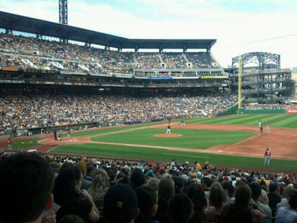 PNC Park, section: 108, row: W, seat: 17