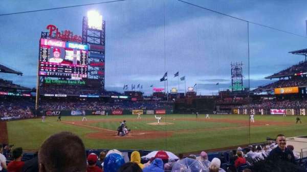 Citizens Bank Park, section: Diamond Club E, row: 12, seat: 6