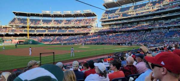 Nationals Park, section: 113, row: P, seat: 8