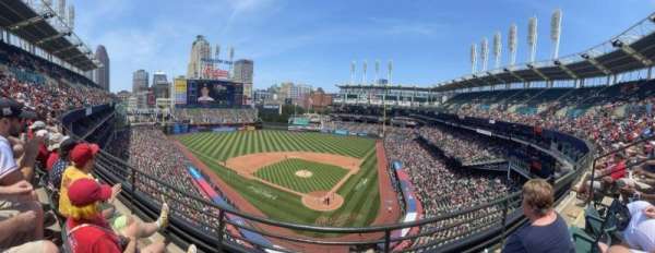 Progressive Field, section: 456, row: B, seat: 8