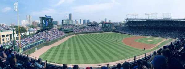 Wrigley Field, section: 305L, row: 5, seat: 18