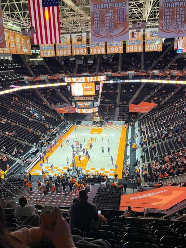 Thompson-Boling Arena, section: 328, row: 9, seat: 7