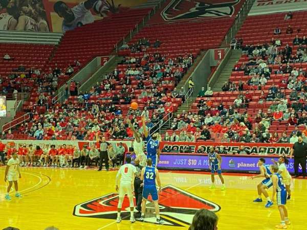 Worthen Arena, section: P, row: H, seat: 12