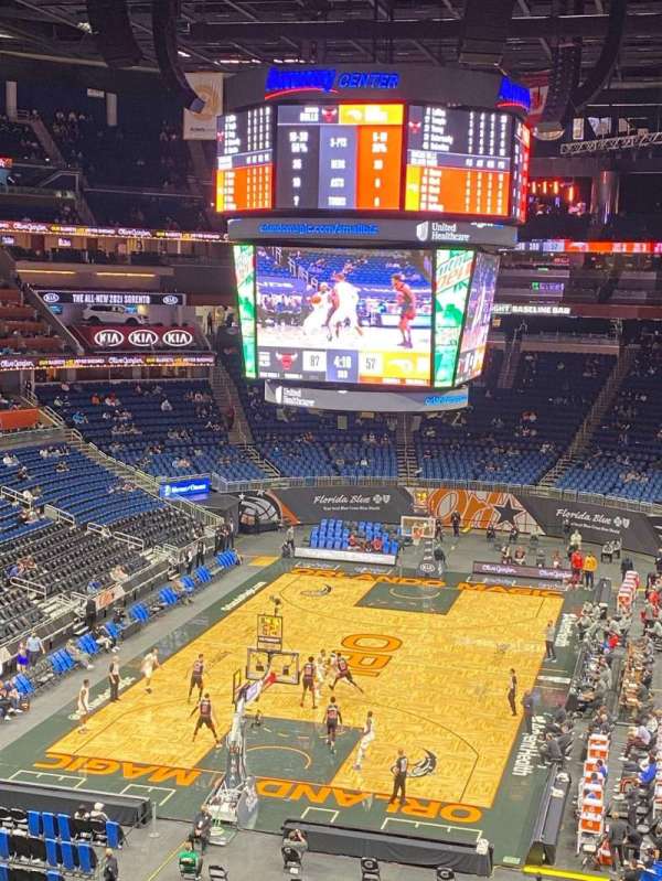 Kia Center, section: 109A, row: 34, seat: 2