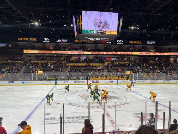 Mullett Arena, section: 111, row: K, seat: 18