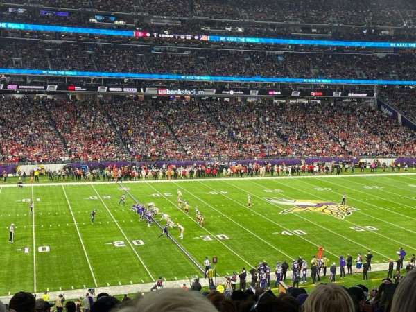 U.S. Bank Stadium, section: 131, row: 12, seat: 11