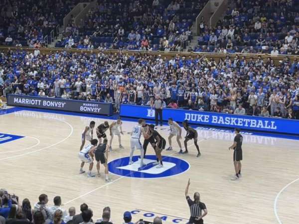 Cameron Indoor Stadium, section: 7, row: H, seat: 21