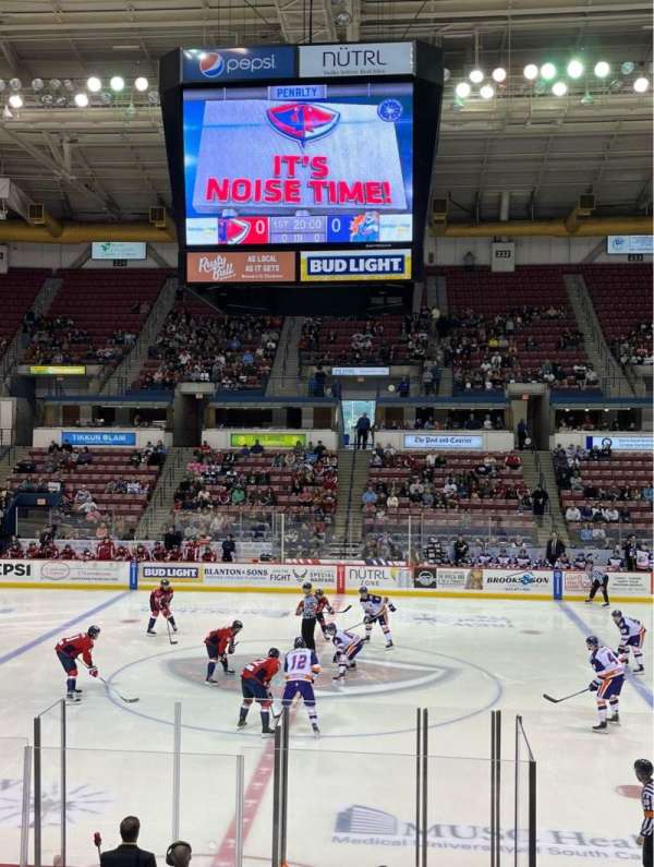 North Charleston Coliseum, section: 110, row: H, seat: 10