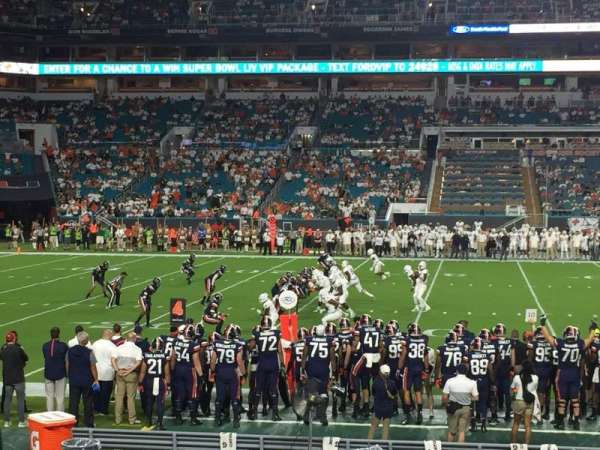 Hard Rock Stadium, section: 119, row: 15, seat: 21