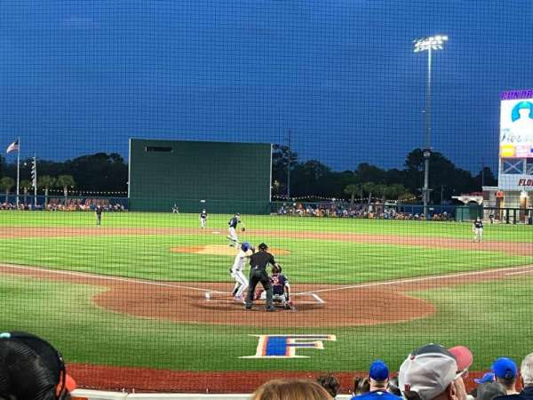 Condron Ballpark, section: 109, row: 10, seat: 12