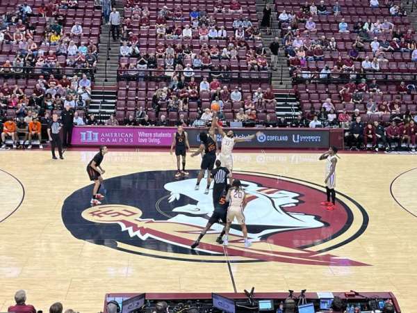 Donald L. Tucker Center, section: 101, row: H, seat: 12