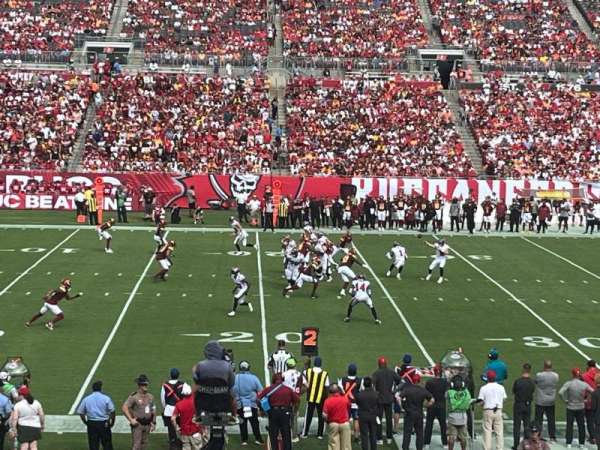 Raymond James Stadium, section: 108, row: CC, seat: 21