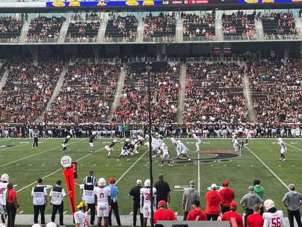 Nippert Stadium, section: 106, row: 17, seat: 17