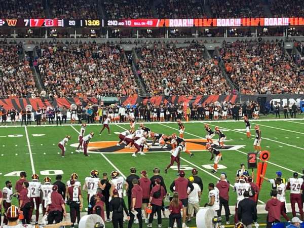 Paycor Stadium, section: 141, row: 15, seat: 5