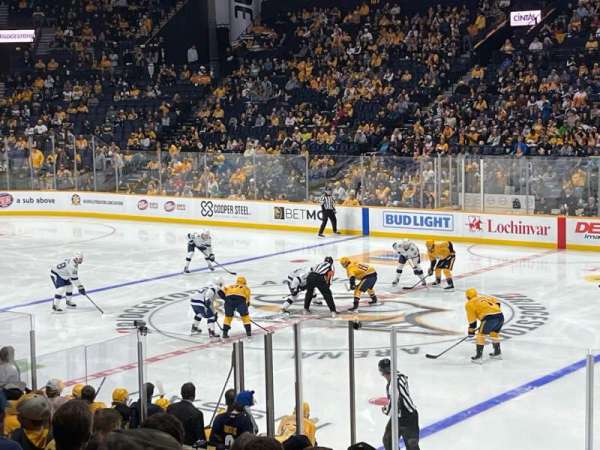 Bridgestone Arena, section: 117, row: D, seat: 9