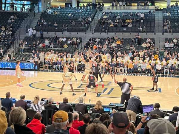 McCamish Pavilion, section: 101, row: 11, seat: 1