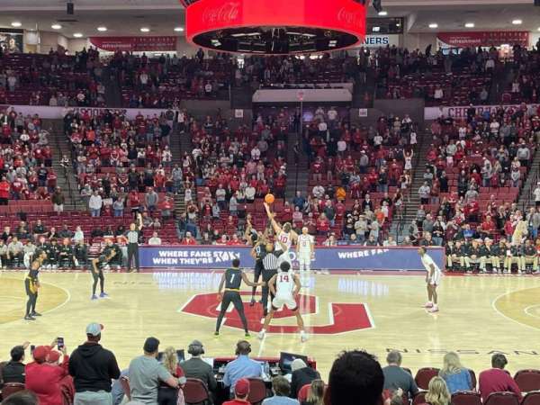 Lloyd Noble Center, section: 107, row: 6, seat: 9